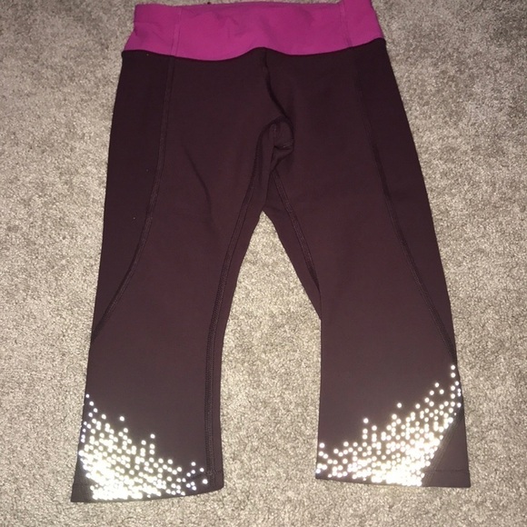 Lululemon Tight Stuff Crop Bordeaux Drama - Picture 3 of 13